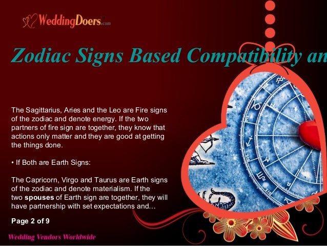 Water and earth signs compatibility